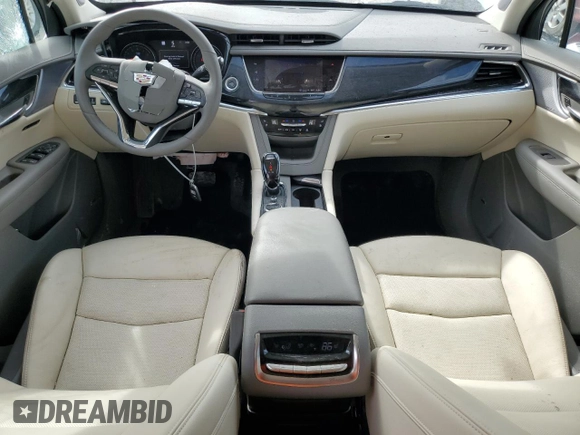 2024 Cadillac XT6 FWD Premium Luxury with VIN 1GYKPCRS2RZ708893, listed as a Copart auction lot 74565354 with 4,329 mi miles and Salvage Title. Bid and sale history available at carsss.com. Image 8.