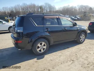 2007 Mitsubishi Outlander LS with VIN JA4MT31X67U010809, listed as a Copart auction lot 48385255 with 146,506 mi miles and Salvage Title. Bid and sale history available at carsss.com. Image 3.