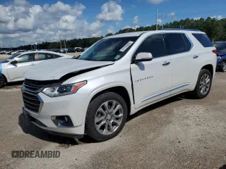 2020 Chevrolet Traverse Premier with VIN 1GNERKKW0LJ247422, listed as a Copart auction lot 61799065 with 166,297 mi miles and Salvage title. Bid and sale history available at DreamBid. Image 1.