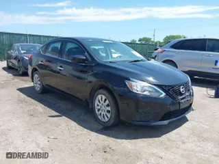 2017 Nissan Sentra S with VIN 3N1AB7AP9HY315130, listed as a IAAI auction lot 39744741 with 99,156 mi miles. Bid and sale history available at carsss.com. Image 1.