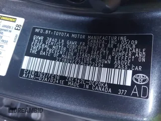 2010 Toyota Corolla with VIN 2T1BU4EE2AC223494, listed as a IAAI auction lot 40296069 with 141,817 mi miles. Bid and sale history available at carsss.com. Image 9.