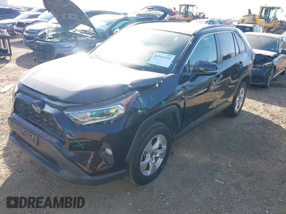 2021 Toyota RAV4 Hybrid XLE with VIN 4T3RWRFV5MU012238, listed as a IAAI auction lot 41943154 with 72,316 mi miles. Bid and sale history available at carsss.com. Image 17.