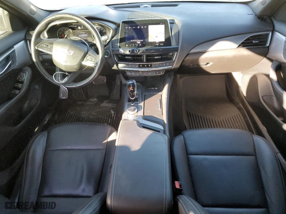 2021 Cadillac CT5 Premium Luxury with VIN 1G6DN5RKXM0125598, listed as a Copart auction lot 84662324 with 67,836 mi miles and Salvage Title. Bid and sale history available at carsss.com. Image 8.