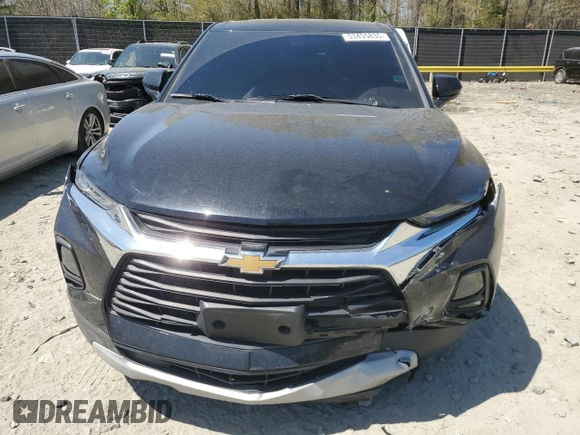 2020 Chevrolet Blazer LT with VIN 3GNKBCRS1LS618635, listed as a Copart auction lot 53455835 with 60,227 mi miles and Salvage title. Bid and sale history available at DreamBid. Image 5.