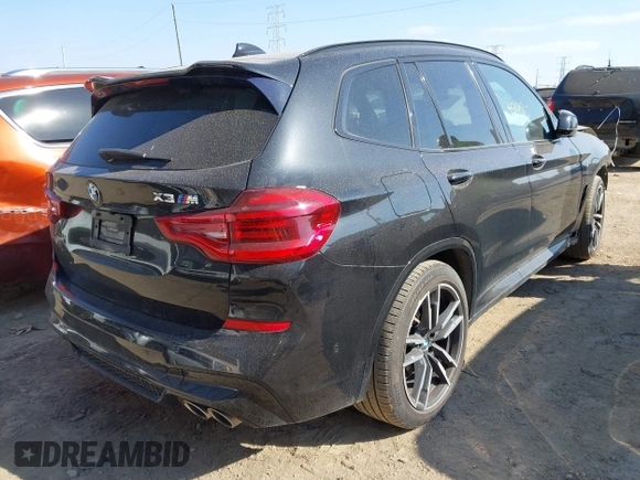 2020 BMW X3 M z VIN 5YMTS0C08L9B20402, wystawiony jako IAAI lot #41761865 z przebiegiem 48 454 mil mil oraz . Historia ofert i sprzedaży dostępna na DreamBid. Obrazek 4.