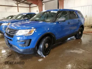 2018 Ford Police Interceptor Utility z VIN 1FM5K8AT4JGB69109, wystawiony jako Copart lot #49174365 z przebiegiem 86 973 mil mil oraz Tytuł czysty. Historia ofert i sprzedaży dostępna na DreamBid. Obrazek 1.