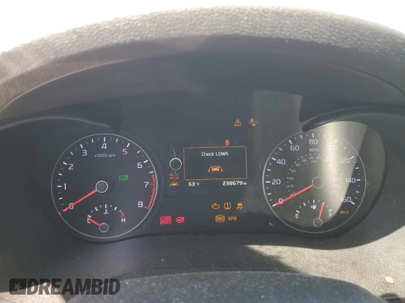 2016 Kia Optima SXL Turbo with VIN 5XXGV4L20GG065492, listed as a Copart auction lot 47194615 with 238,679 mi miles and Salvage title. Bid and sale history available at DreamBid. Image 9.