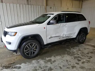 2019 Jeep Grand Cherokee Trailhawk with VIN 1C4RJFLG7KC553665, listed as a Copart auction lot 45095485 with 134,533 mi miles and Salvage Title. Bid and sale history available at carsss.com. Image 1.