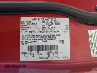 2004 Mercury Mountaineer z VIN 4M2ZU66K14UJ21068, wystawiony jako Copart lot #46680885 z przebiegiem 149 569 mil mil oraz Szkoda całkowita • Salvage title. Historia ofert i sprzedaży dostępna na DreamBid. Obrazek 13.
