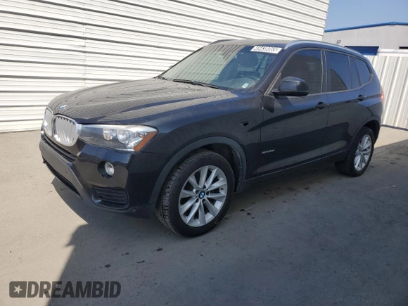 2017 BMW X3 sDrive28i with VIN 5UXWZ7C56H0U44767, listed as a Copart auction lot 49438065 with 93,719 mi miles and Clean Title. Bid and sale history available at carsss.com. Image 1.