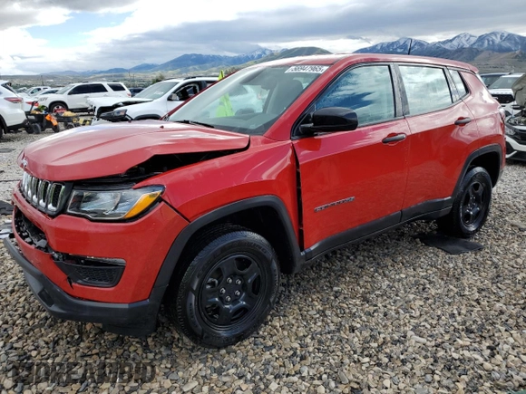 2020 Jeep Compass Sport с VIN 3C4NJDAB9LT137584, выставлен на аукционе Copart как лот 56947965 с пробегом 44 984 миль миль и Списание • Salvage title. История ставок и продаж доступна на DreamBid. Изображение 1.