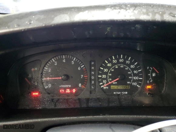 2000 Toyota Sienna LE with VIN 4T3ZF13C1YU241686, listed as a Copart auction lot 48294265 with 244,453 mi miles and Salvage Title. Bid and sale history available at carsss.com. Image 9.