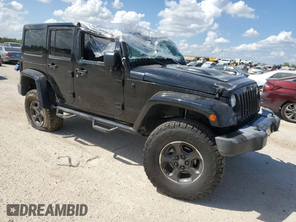 2018 Jeep Wrangler JK Unlimited Sahara with VIN 1C4BJWEG8JL858721, listed as a Copart auction lot 71556954 with 0 mi miles and Salvage Title. Bid and sale history available at carsss.com. Image 4.