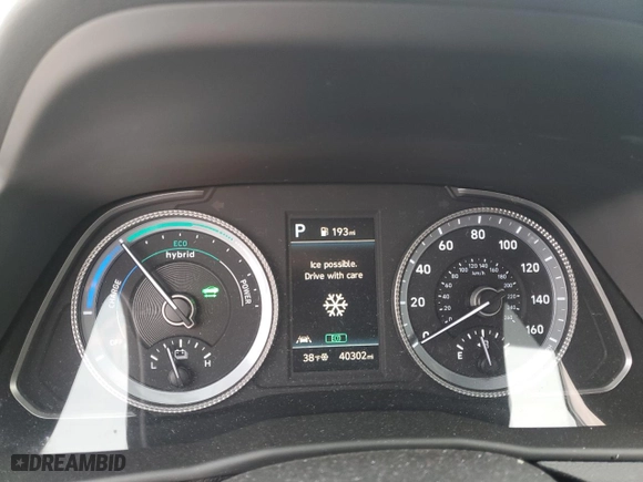 2021 Hyundai Sonata Hybrid SEL with VIN KMHL34JJ1MA021289, listed as a Copart auction lot 89273995 with 40,302 mi miles and Salvage Title. Bid and sale history available at carsss.com. Image 9.