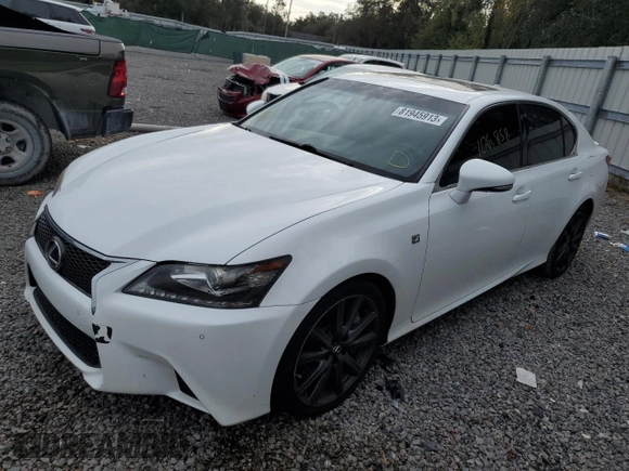 2015 Lexus GS 350 with VIN JTHBE1BL2FA012885, listed as a Copart auction lot 81945913 with 106,858 mi miles. Bid and sale history available at carsss.com. Image 1.