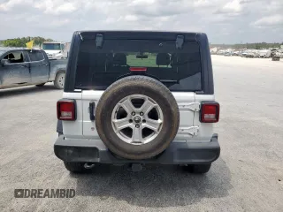 2019 Jeep Wrangler Unlimited Sport S with VIN 1C4HJXDG7KW533575, listed as a Copart auction lot 57068125 with 77,669 mi miles and Salvage title. Bid and sale history available at DreamBid. Image 6.