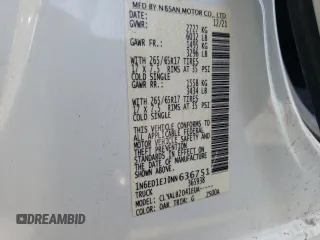 2022 Nissan Frontier Pro-X with VIN 1N6ED1EJ0NN636751, listed as a Copart auction lot 61053585 with 68,222 mi miles and Salvage title. Bid and sale history available at DreamBid. Image 12.