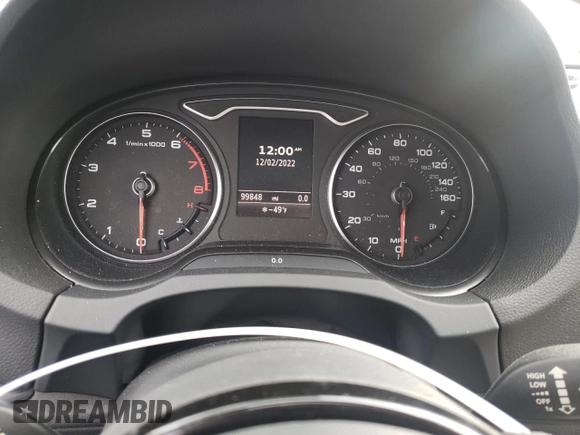 2015 Audi A3 1.8T Prestige with VIN WAUHCGFF4F1004535, listed as a Copart auction lot 69823632 with 99,848 mi miles. Bid and sale history available at carsss.com. Image 9.