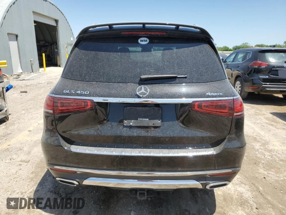 2020 Mercedes-Benz GLS 450 with VIN 4JGFF5KE8LA118046, listed as a Copart auction lot 57570905 with 74,831 mi miles and Salvage title. Bid and sale history available at DreamBid. Image 6.