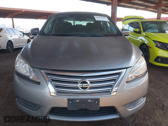 2014 Nissan Sentra S with VIN 3N1AB7AP7EL683282, listed as a IAAI auction lot 42035110 with 90,400 mi miles and . Bid and sale history available at DreamBid. Image 13.