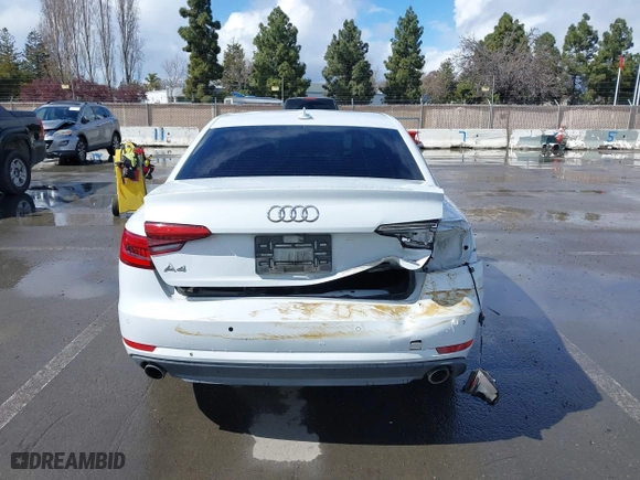 2017 Audi A4 Premium with VIN WAUANAF40HN011047, listed as a IAAI auction lot 41824638 with 107,802 mi miles. Bid and sale history available at carsss.com. Image 15.