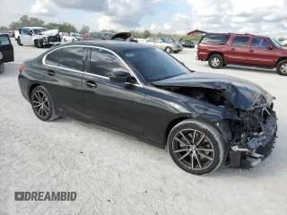 2021 BMW 3 Series 330i xDrive with VIN WBA5R7C08MFJ94101, listed as a Copart auction lot 86703334 with 51,533 mi miles and Salvage Title. Bid and sale history available at carsss.com. Image 4.