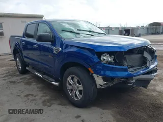 2020 Ford Ranger XL with VIN 1FTER4EHXLLA61375, listed as a IAAI auction lot 41242671 with 44,106 mi miles. Bid and sale history available at carsss.com. Image 1.