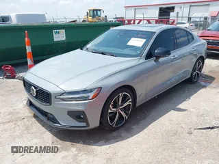 2024 Volvo S60 Core Dark Theme with VIN 7JRL12TK4RG282667, listed as a IAAI auction lot 42439211 with 40,113 mi miles and . Bid and sale history available at DreamBid. Image 2.