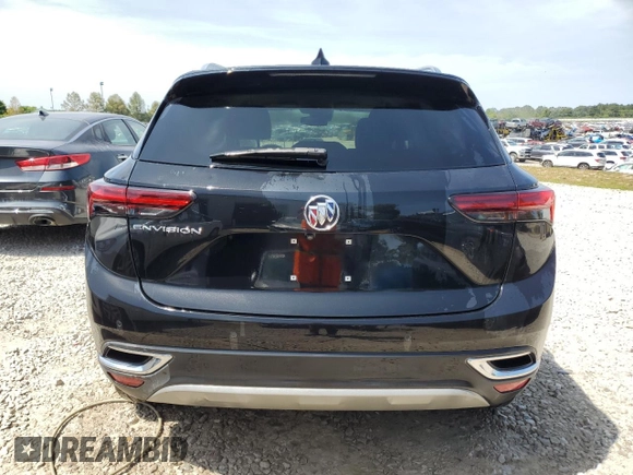 2022 Buick Envision Preferred with VIN LRBAZLR40ND129002, listed as a Copart auction lot 49166334 with 34,546 mi miles and Salvage Title. Bid and sale history available at DreamBid. Image 6.