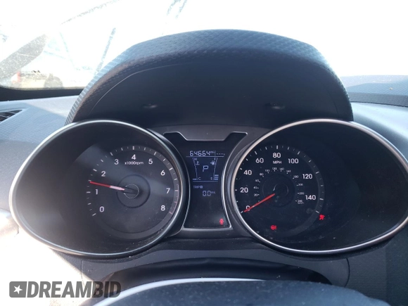 2017 Hyundai Veloster with VIN KMHTC6AD8HU318439, listed as a Copart auction lot 43322083 with 64,664 mi miles. Bid and sale history available at carsss.com. Image 9.