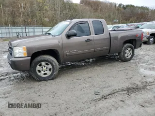 2008 Chevrolet Silverado 1500 LTZ with VIN 2GCEK19J481210778, listed as a Copart auction lot 80468524 with 125,408 mi miles and Salvage Title. Bid and sale history available at carsss.com. Image 1.