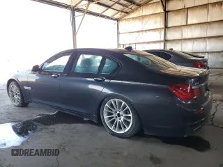 2015 BMW 7 Series 750i xDrive with VIN WBAYB6C52FD225364, listed as a Copart auction lot 56558652 with 0 mi miles and Salvage Title. Bid and sale history available at carsss.com. Image 3.