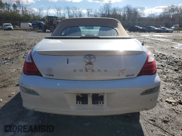 2007 Toyota Solara SE with VIN 4T1FA38P37U130251, listed as a Copart auction lot 45646945 with 177,653 mi miles and Salvage title. Bid and sale history available at DreamBid. Image 6.