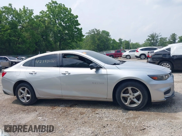 2016 Chevrolet Malibu LS with VIN 1G1ZB5ST7GF346276, listed as a IAAI auction lot 42383035 with 160,319 mi miles and . Bid and sale history available at DreamBid. Image 13.