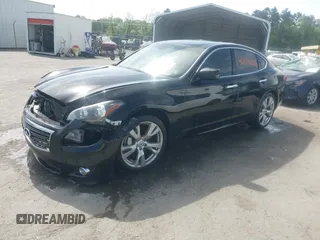 2013 Infiniti M with VIN JN1AY1AR6DM590187, listed as a IAAI auction lot 42096806 with 182,909 mi miles and . Bid and sale history available at DreamBid. Image 17.