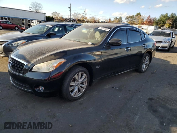 2011 Infiniti M37 with VIN JN1BY1ARXBM374134, listed as a Copart auction lot 76784864 with 0 mi miles and Salvage Title. Bid and sale history available at carsss.com. Image 1.