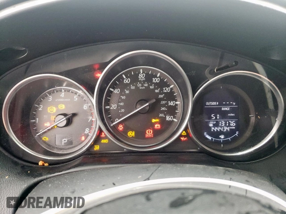 2016 Mazda CX-5 Sport с VIN JM3KE4BY3G0779206, выставлен на аукционе Copart как лот 58854805 с пробегом 144 434 миль миль и Чистый • Clean title. История ставок и продаж доступна на DreamBid. Изображение 9.