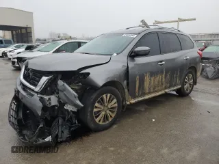 2019 Nissan Pathfinder S with VIN 5N1DR2MN9KC646482, listed as a Copart auction lot 43036565 with 108,292 mi miles and Salvage Title. Bid and sale history available at DreamBid. Image 1.