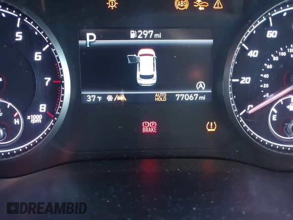 2022 Hyundai Santa Fe SEL with VIN 5NMS24AJXNH375497, listed as a IAAI auction lot 41390349 with 77,067 mi miles and . Bid and sale history available at DreamBid. Image 7.