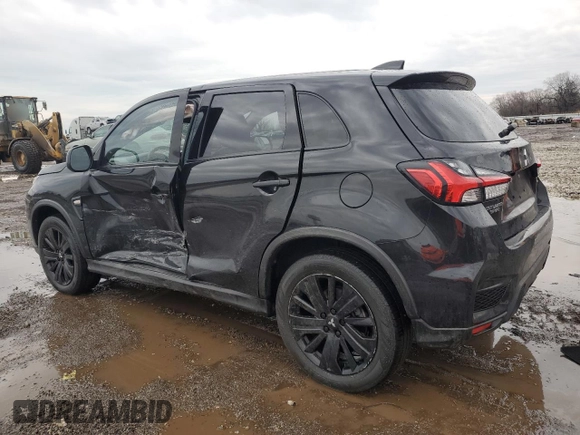 2022 Mitsubishi Outlander Sport ES with VIN JA4ARUAU8NU024494, listed as a Copart auction lot 47801375 with 27,501 mi miles and Salvage Title. Bid and sale history available at carsss.com. Image 2.