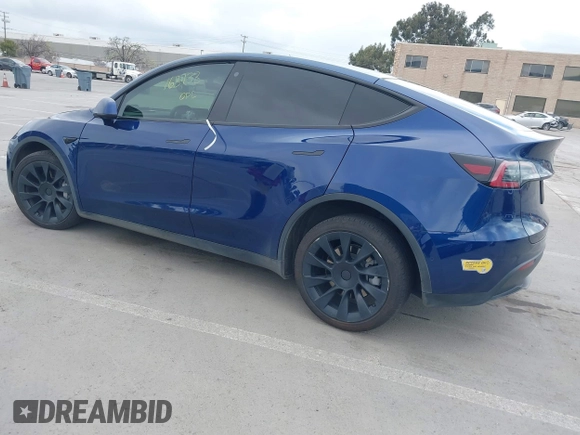 2022 Tesla Model Y Long Range with VIN 7SAYGDEE6NF480146, listed as a IAAI auction lot 41906361 with 31,939 mi miles and . Bid and sale history available at carsss.com. Image 3.