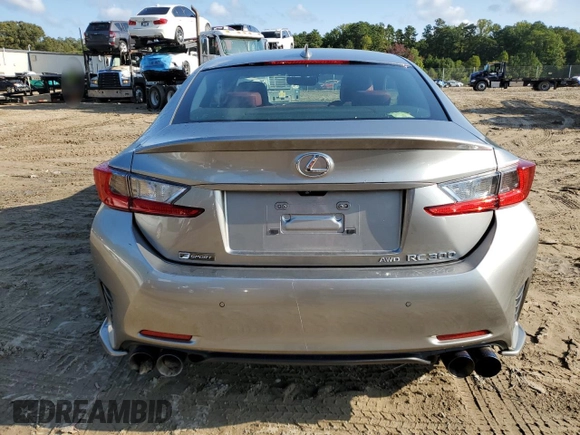2017 Lexus RC with VIN JTHSM5BC4H5003210, listed as a Copart auction lot 70782574 with 38,545 mi miles and Salvage Title. Bid and sale history available at carsss.com. Image 6.