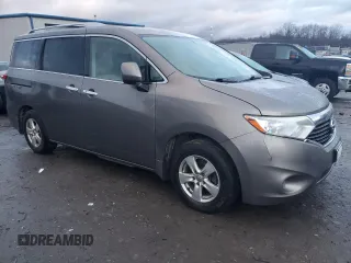 2015 Nissan Quest S with VIN JN8AE2KPXF9129979, listed as a Copart auction lot 37348774 with 143,606 mi miles. Bid and sale history available at carsss.com. Image 4.