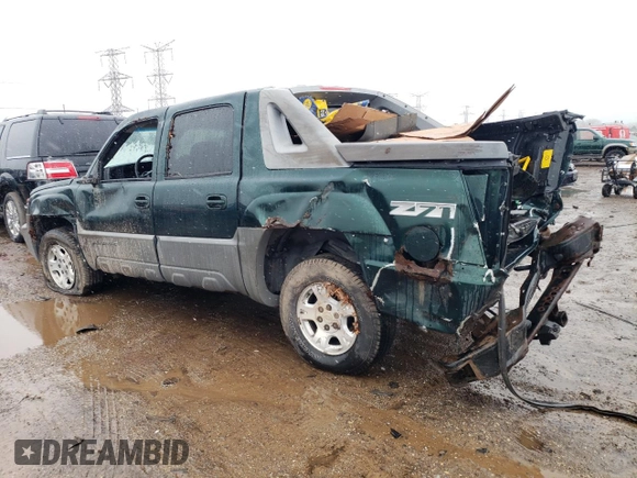 2002 Chevrolet Avalanche with VIN 3GNEK13T72G309949, listed as a Copart auction lot 49253894 with 196,009 mi miles and Salvage Title. Bid and sale history available at DreamBid. Image 2.