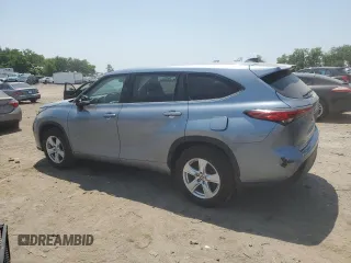 2022 Toyota Highlander LE with VIN 5TDBZRBH3NS175711, listed as a Copart auction lot 58722515 with 43,970 mi miles and Clean title. Bid and sale history available at DreamBid. Image 2.