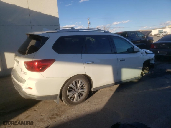 2020 Nissan Pathfinder S with VIN 5N1DR2AN6LC639625, listed as a Copart auction lot 41271424 with 24,185 mi miles and Salvage Title. Bid and sale history available at carsss.com. Image 3.