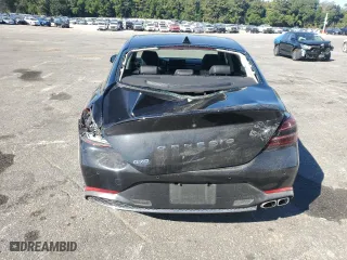 2022 Genesis G70 2.0T with VIN KMTG34TA5NU090183, listed as a Copart auction lot 76463054 with 41,348 mi miles and Salvage Title. Bid and sale history available at carsss.com. Image 6.