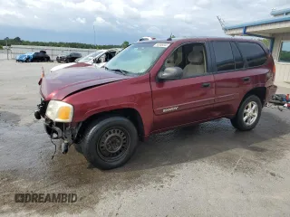 2004 GMC Envoy SLT with VIN 1GKDS13S242217661, listed as a Copart auction lot 56366345 with 208,729 mi miles and Salvage title. Bid and sale history available at DreamBid. Image 1.