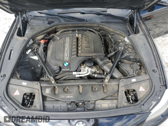 2013 BMW 5 Series 535i with VIN WBAFR7C57DC829343, listed as a Copart auction lot 61143005 with 127,779 mi miles and Salvage title. Bid and sale history available at DreamBid. Image 11.