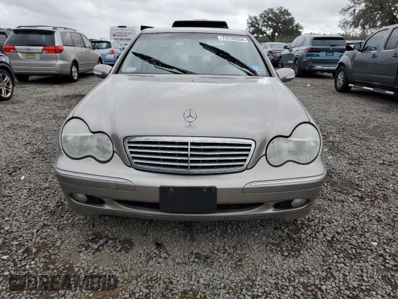 2003 Mercedes-Benz C 320 with VIN WDBRF64J93F369399, listed as a Copart auction lot 79799204 with Not Provided miles and Salvage Title. Bid and sale history available at DreamBid. Image 5.